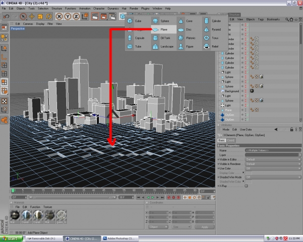 Creation of city: Step 2